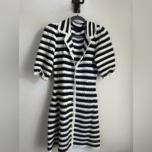 Maje Striped knit dress